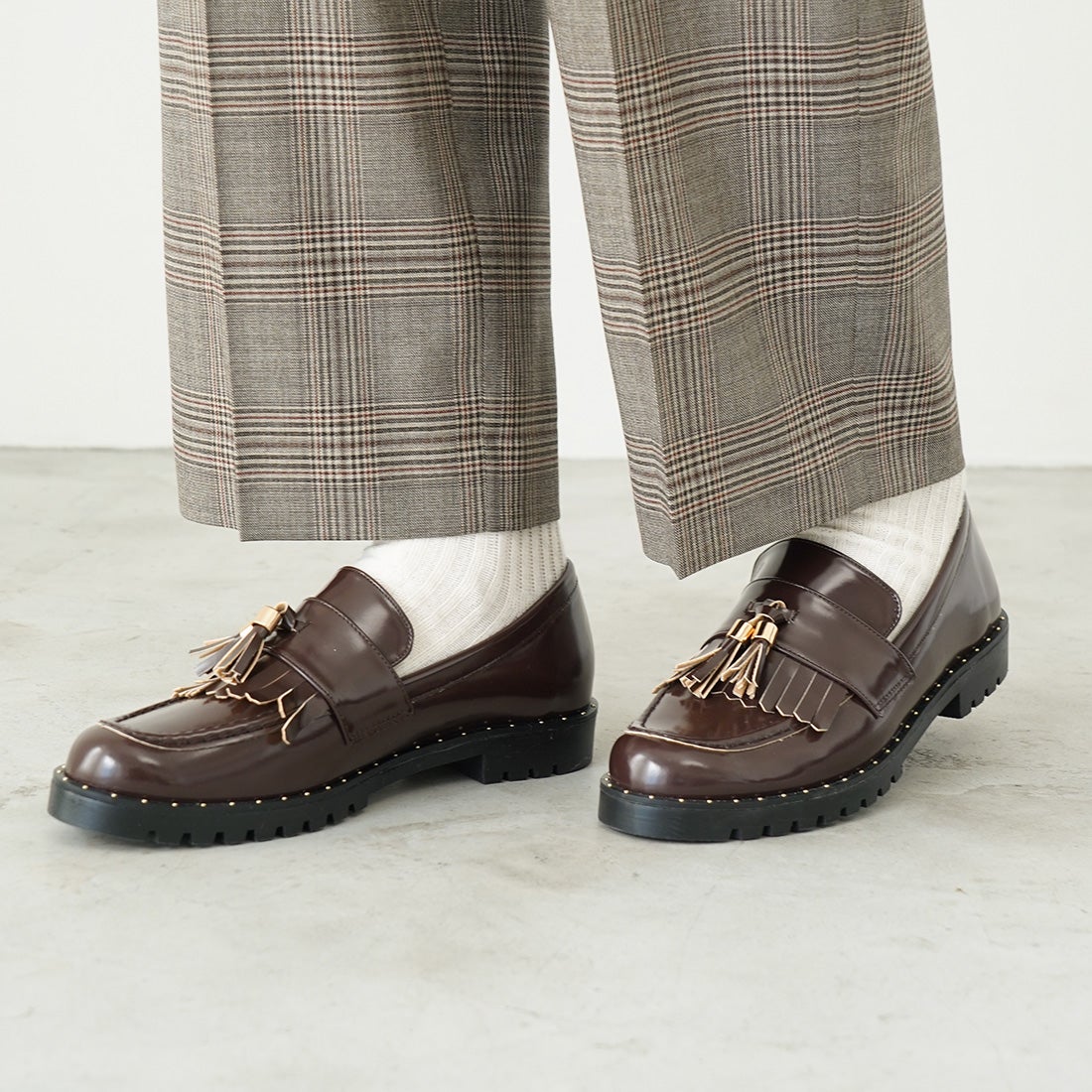 タッセルローファー(SP035) （Dブラウン） -レディースシューズ｜Launa