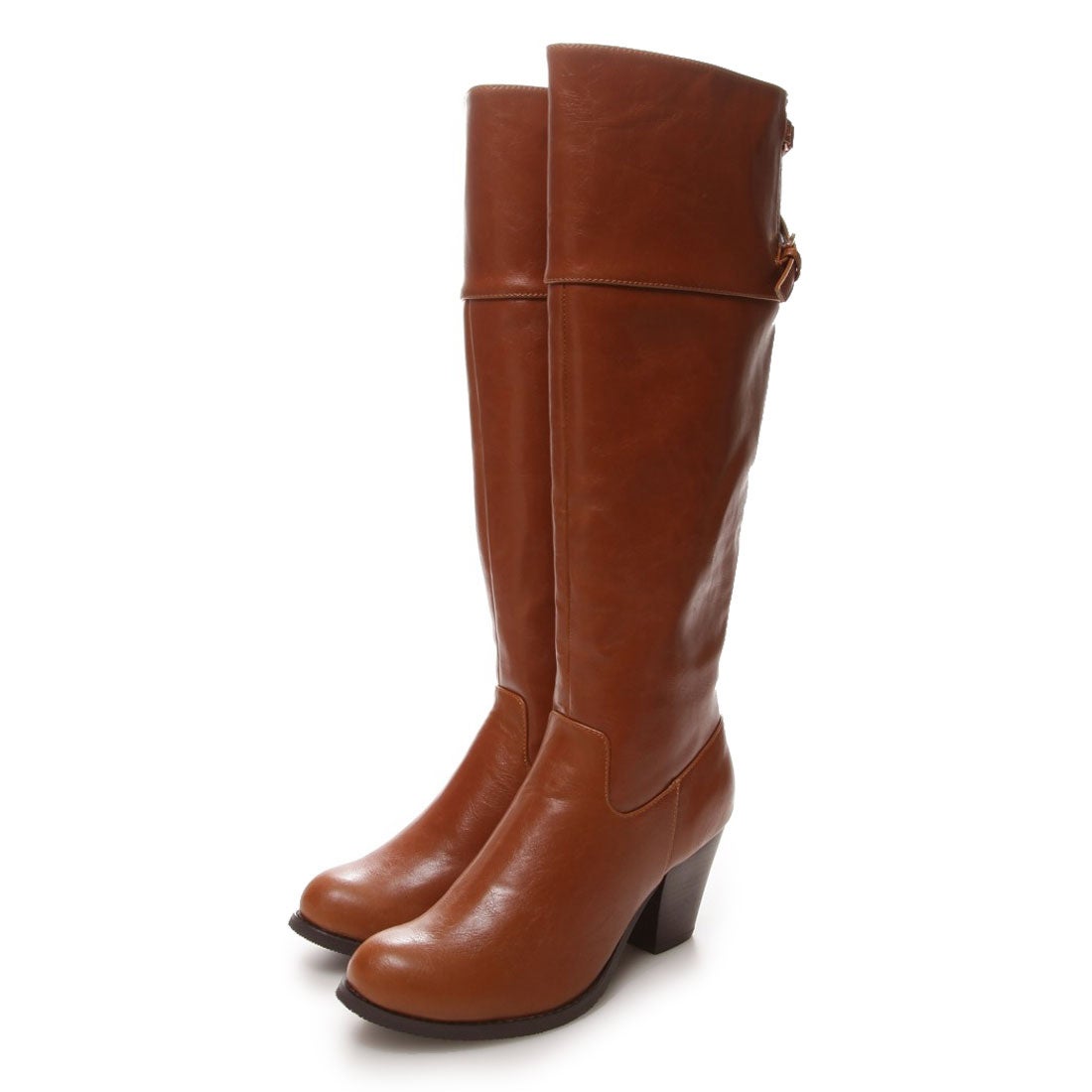 ララ シェリ La La Cherie ロングブーツ（キャメル） -アウトレット