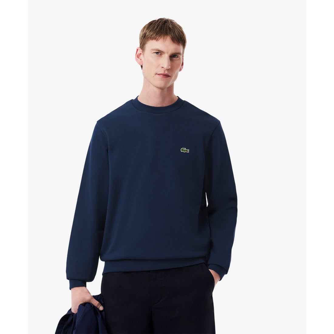 ラコステ LACOSTE エッセンシャルクルーネックスウェット （ネイビー