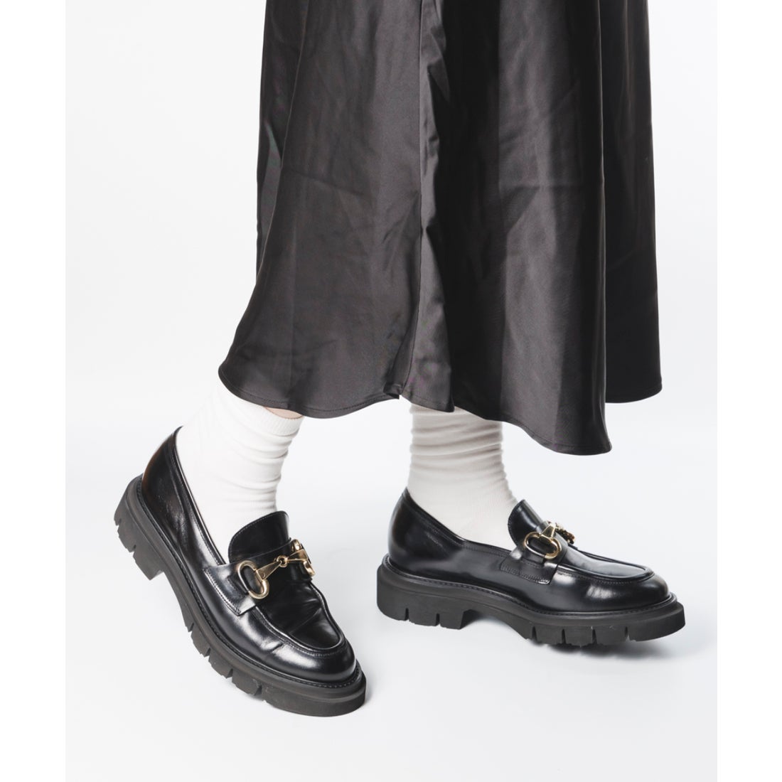 ルカ グロッシ Luca Grossi ビットローファー （ブラック