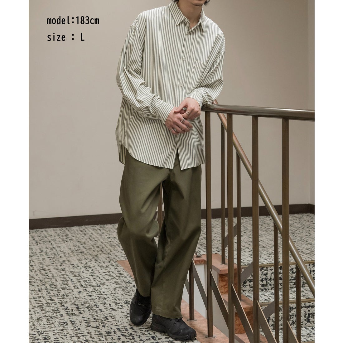 ニュアンス NewAnce Wide Gurkha Trousers ワイドパンツ ミリタリー