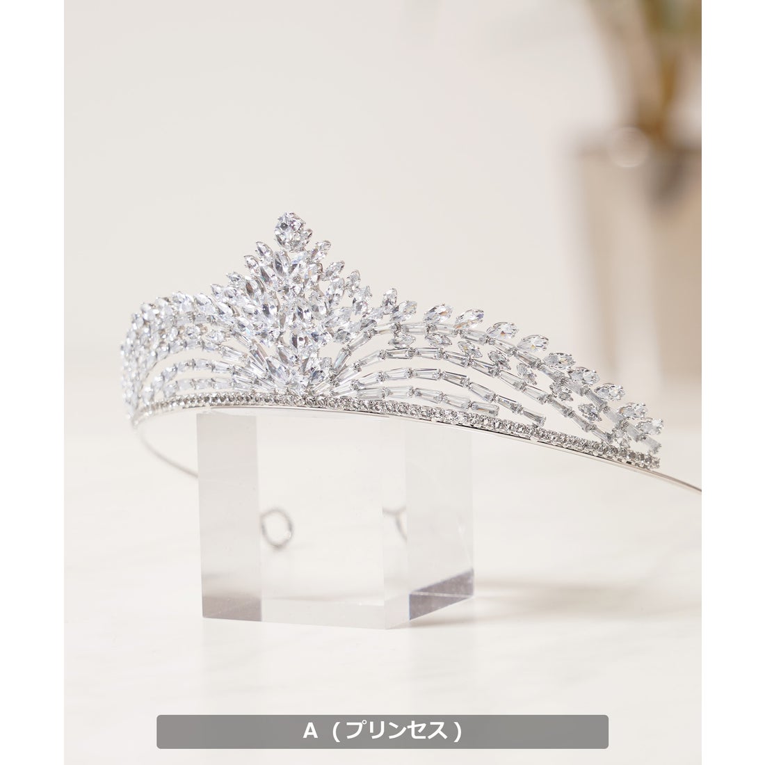 ワンフォークロージング 1111clothing クリスタル シルバー ティアラ