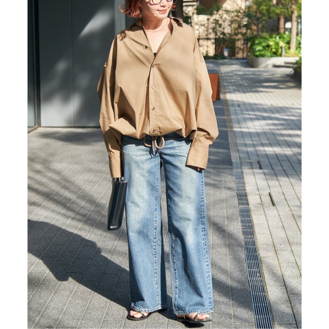 スピック＆スパン Spick & Span 《追加》CO/PEヘムギャザーシャツ