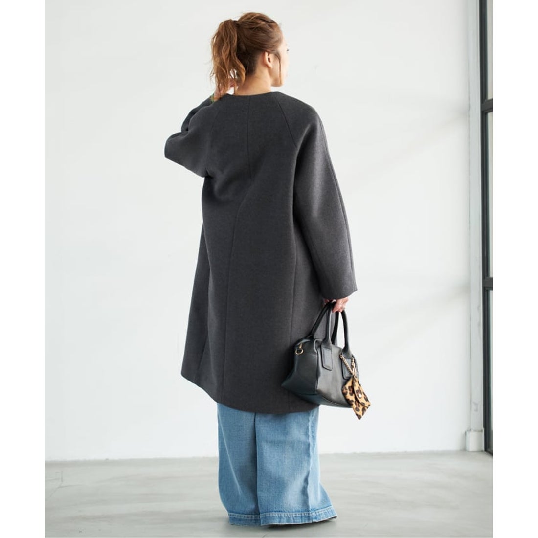 スピック＆スパン Spick & Span 《追加》S160ビーバーノーカラーコート