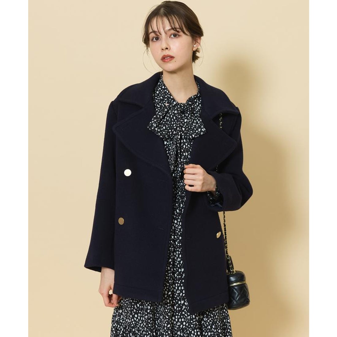 スウィングル SWINGLE タスマニアダブルエアリーウールPコート