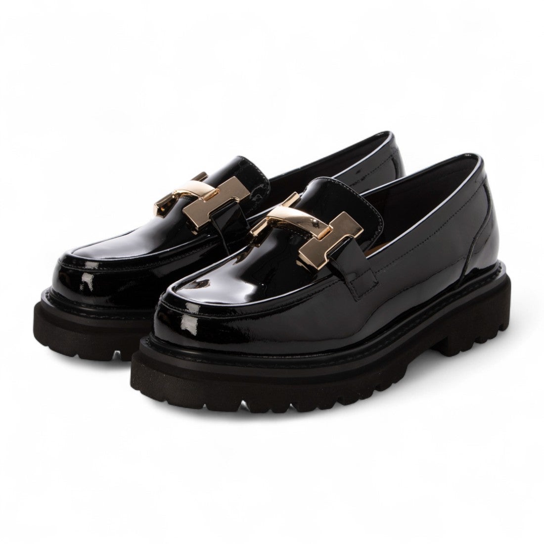 パラディクルール PARADIS COULEUR メタルオーナメント撥水ローファー