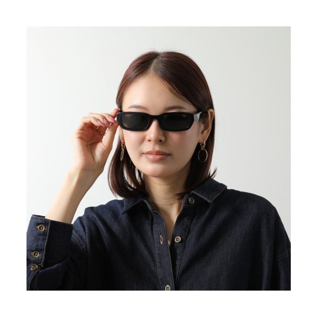 プラダ PRADA PRADA サングラス SPR B06 スクエア型 （16K-08Z/BLACK