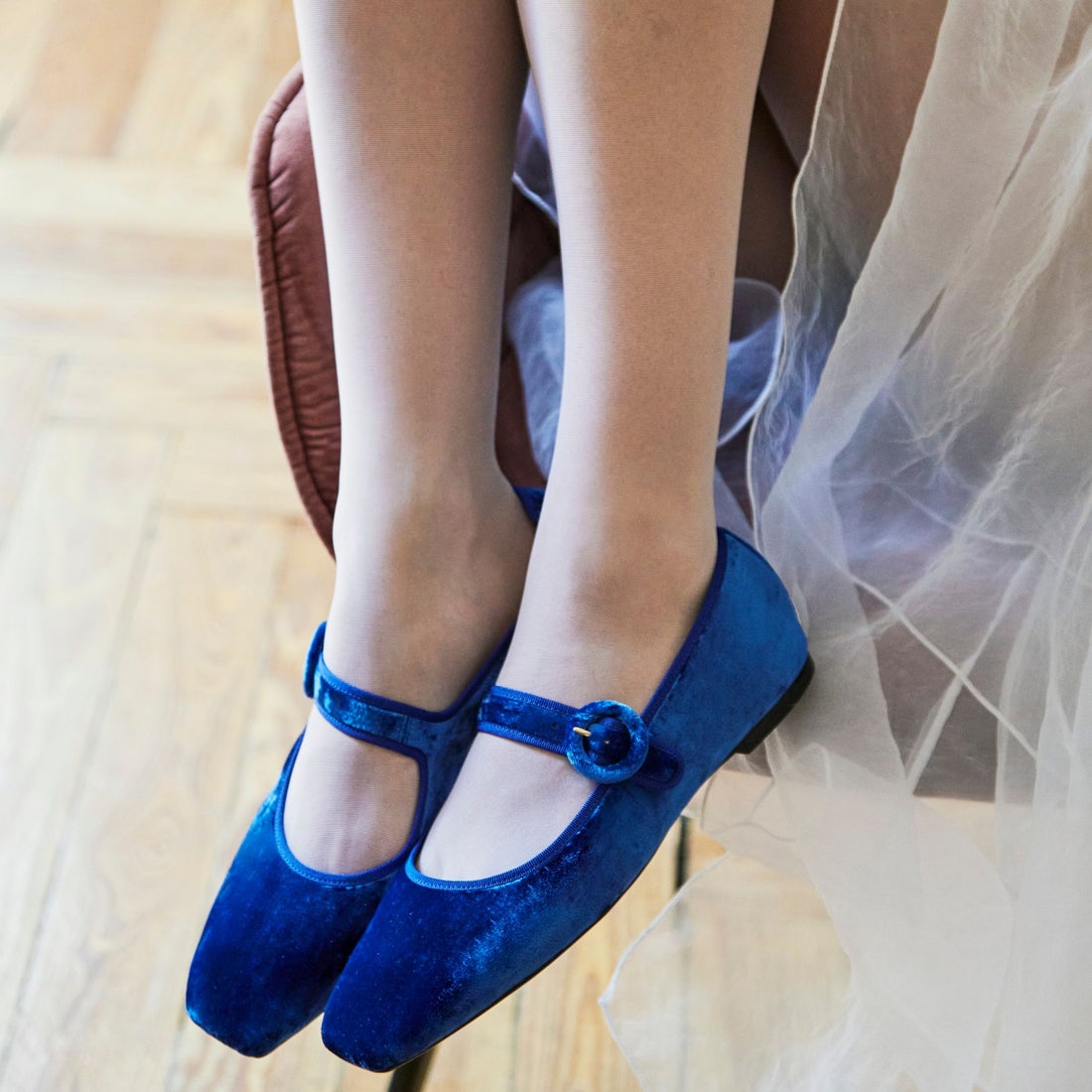 CAMILLE mary jane velvet / カミーユ メリージェーン ベルベット