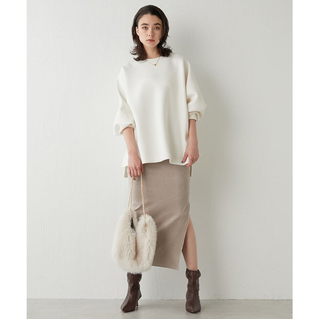 ウィムガゼット Whim Gazette ダンボールプルオーバー （black