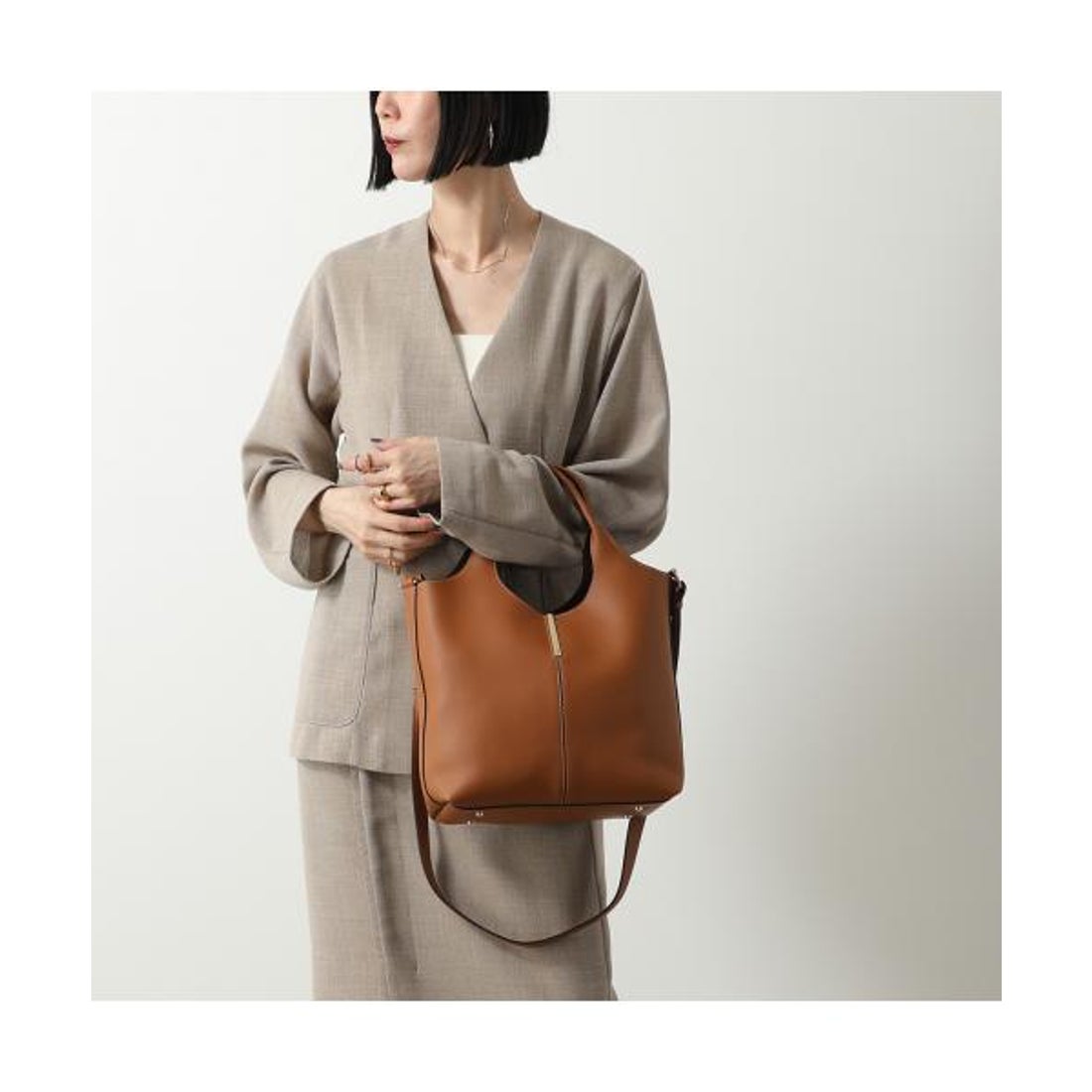 トッズ TOD'S TODS トートバッグ XBWEBRF0200UBL レザー （2L83