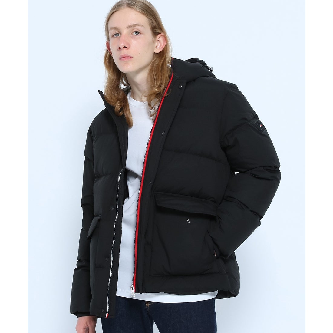 トミー ヒルフィガー TOMMY HILFIGER フーデッドダウンジャケット