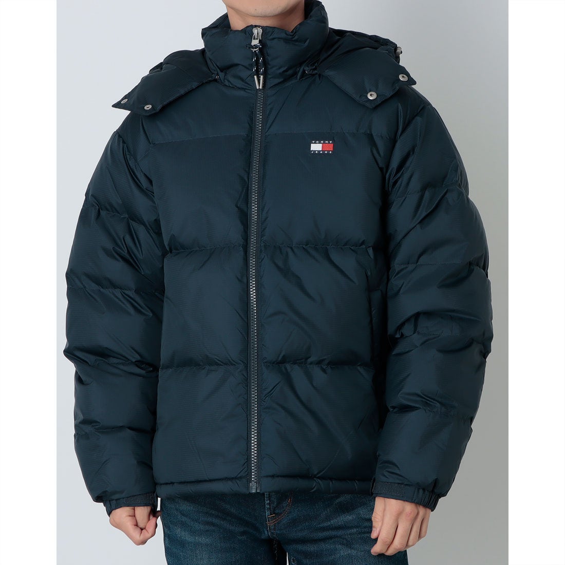 トミー ヒルフィガー TOMMY HILFIGER ダウンブルゾン （ネイビー