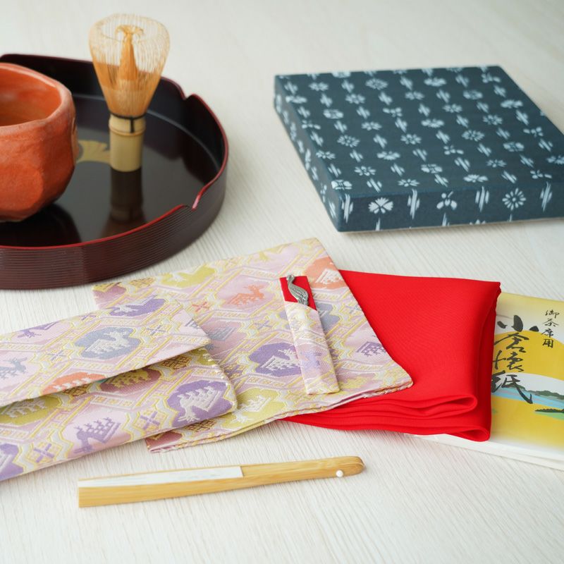 茶道具 皆具（かいぐ） 皆具 紺紫交趾 菊唐草 谷口 菁嵐 作 | 千年の