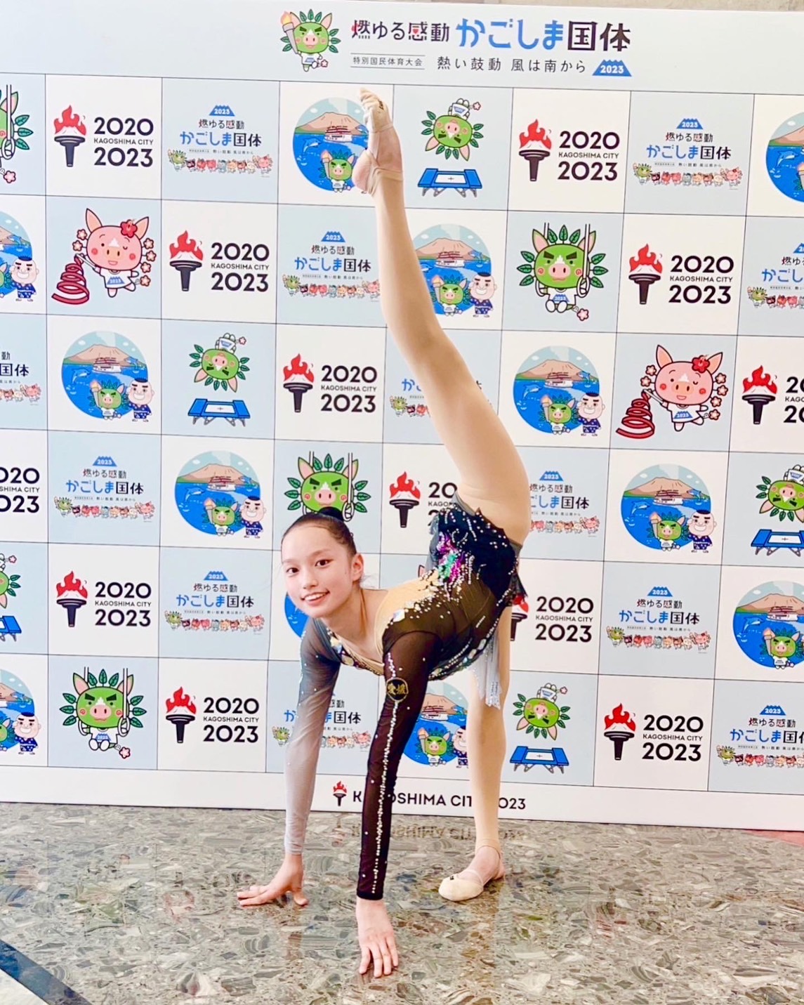 新体操】島﨑もも選手がかごしま国体で、個人種目にて優勝を果たしまし