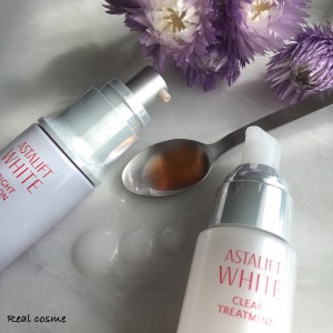 アスタリフトホワイトの拭き取り美容液＆美白化粧水 新発売のくすみや
