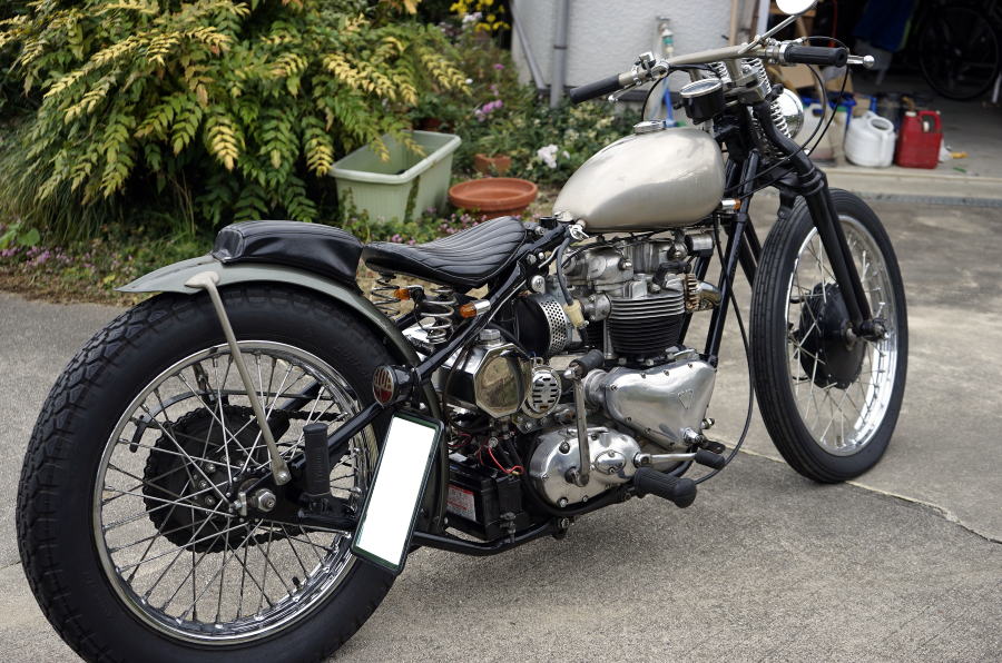 個人売買 '61 Triumph T110 CUSTOM 旧車 オートバイ サイドカー 趣味車