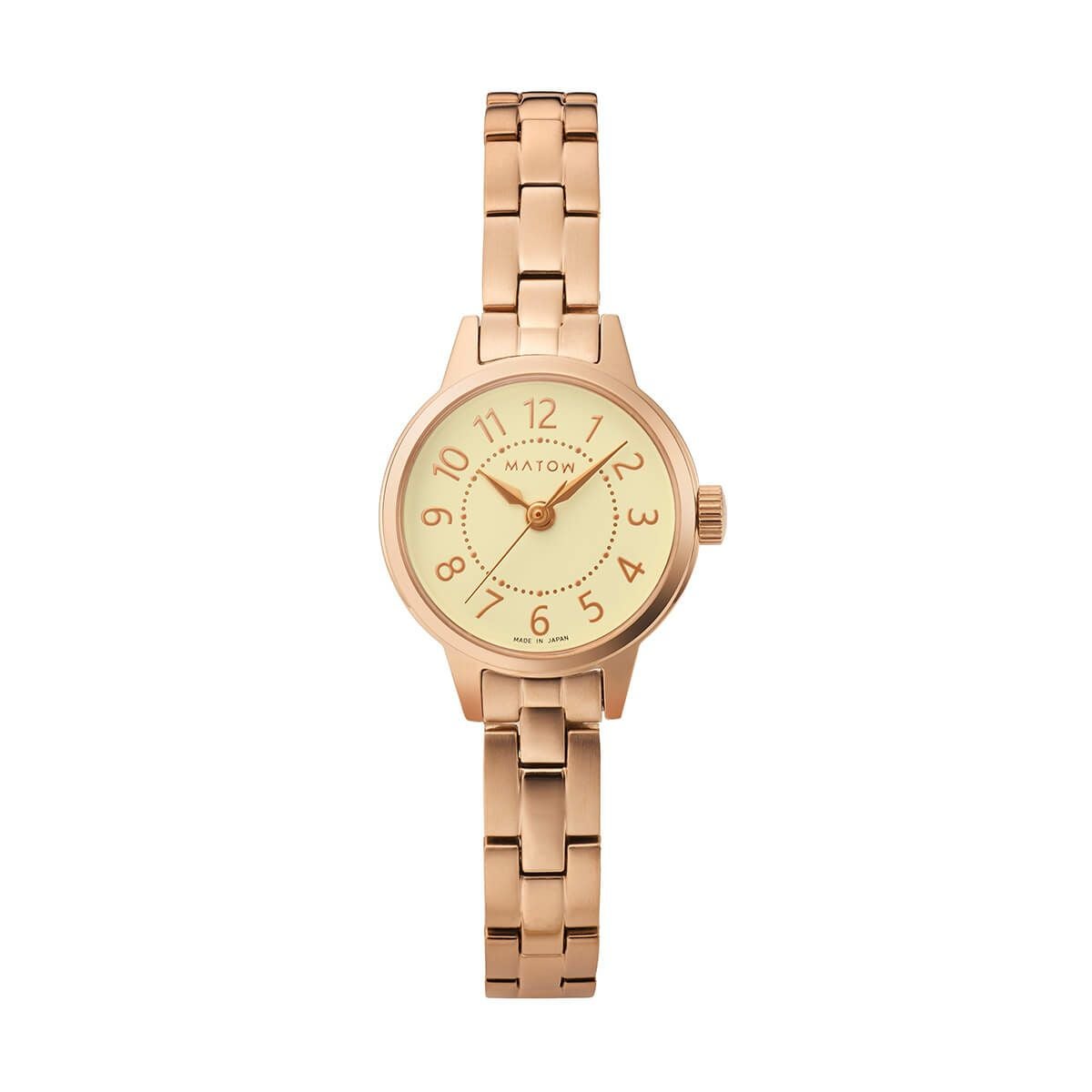 MATOW / マトウ Tsuki 淡月 たんげつ ミニスクエア ローズゴールド