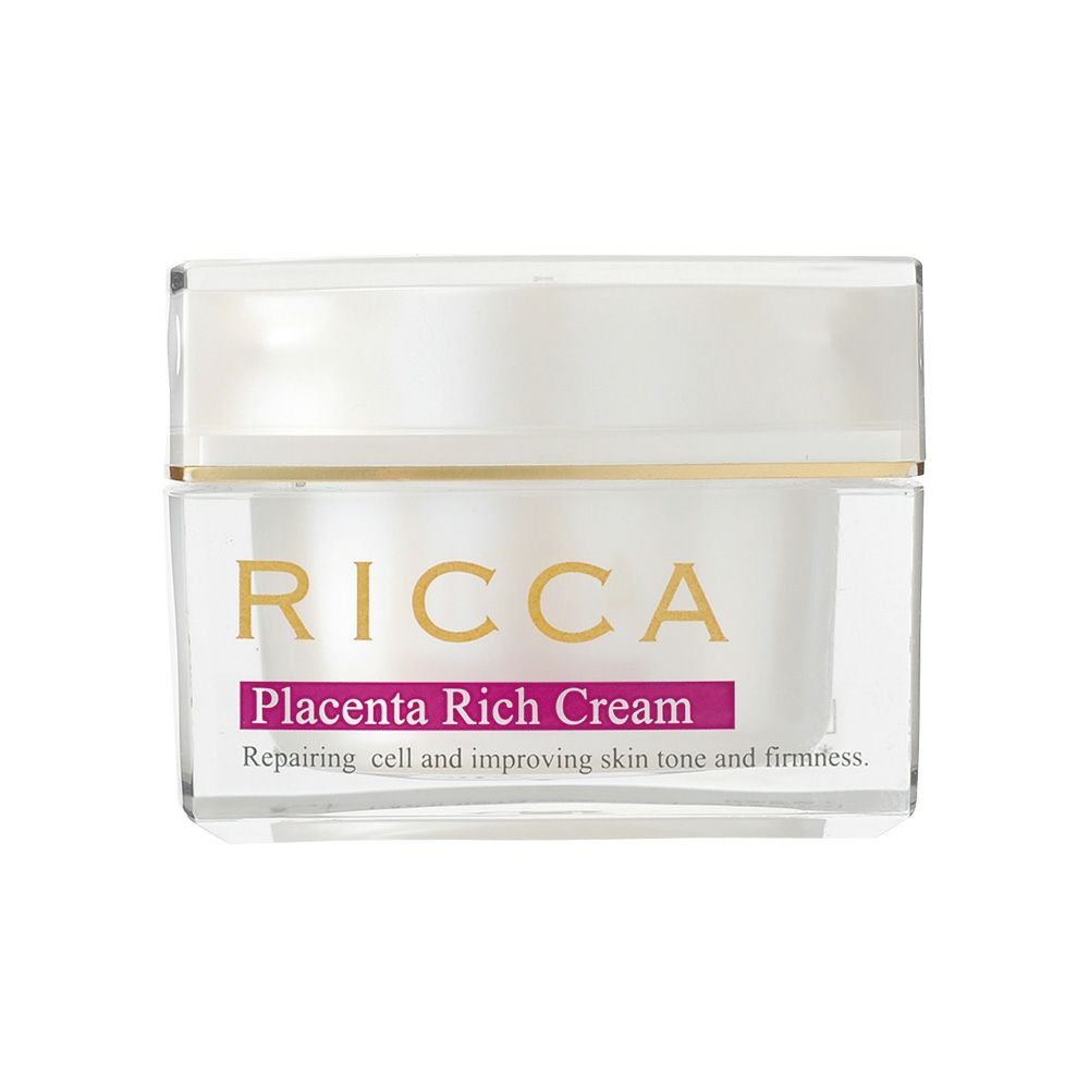 しっとりタイプ保湿クリーム｜RICCA プラセンタ リッチクリーム30g