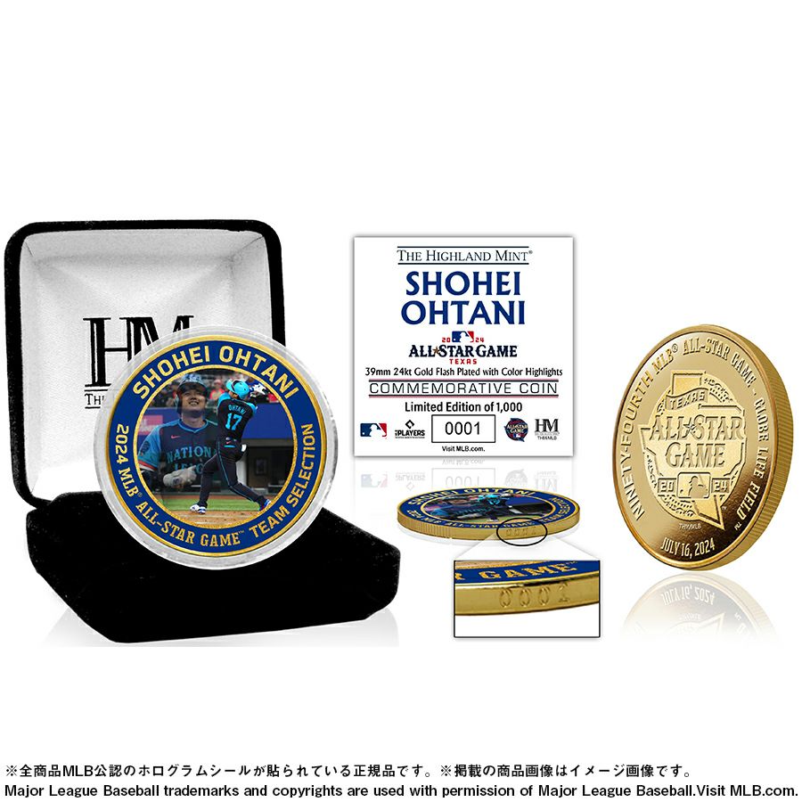 ドジャース 大谷翔平 2024 NL MVP 受賞記念 ゴールドコイン 25ohtgds