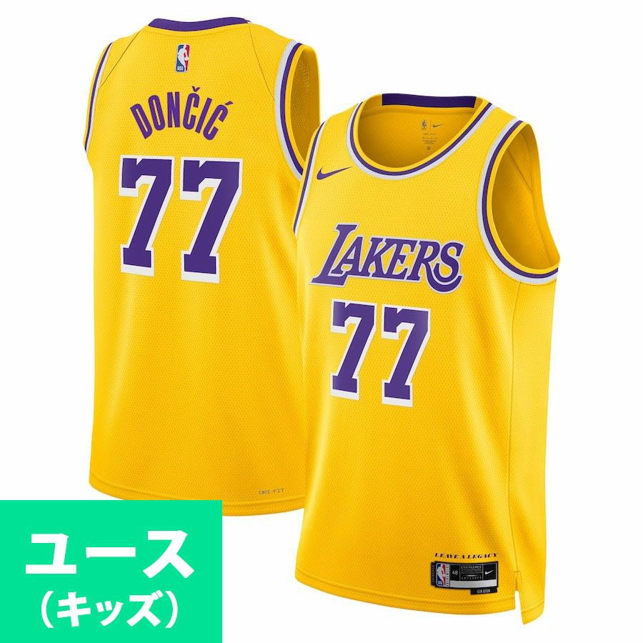 NBA ルカ・ドンチッチ レイカーズ ユニフォーム ユース キッズ
