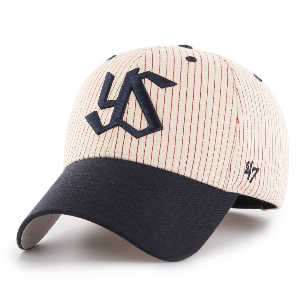 東京ヤクルトスワローズ グッズ キャップ/帽子 ビンストライプツートン