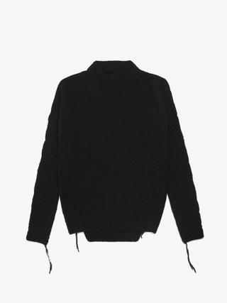 Carol Christian Poell Black Pentasir Wool Sweater