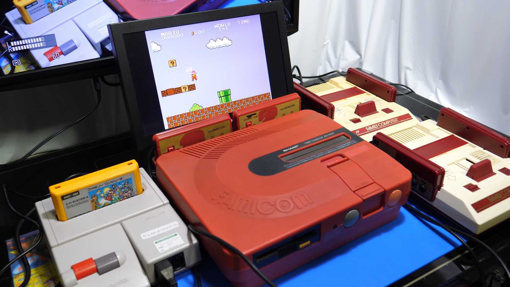 ハードオフジャンクのニューファミコンの動作チェックと画質比較