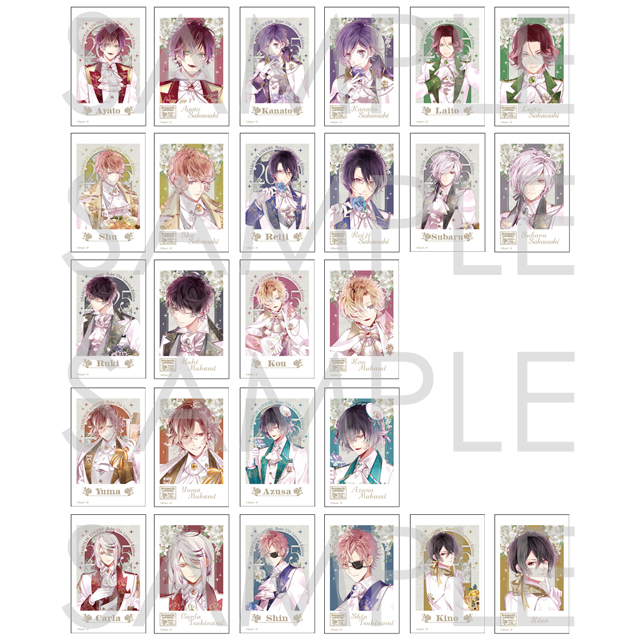 DIABOLIK LOVERS Wedding Bouquet▽ ポラ風ラメカード | 乙女向け通販