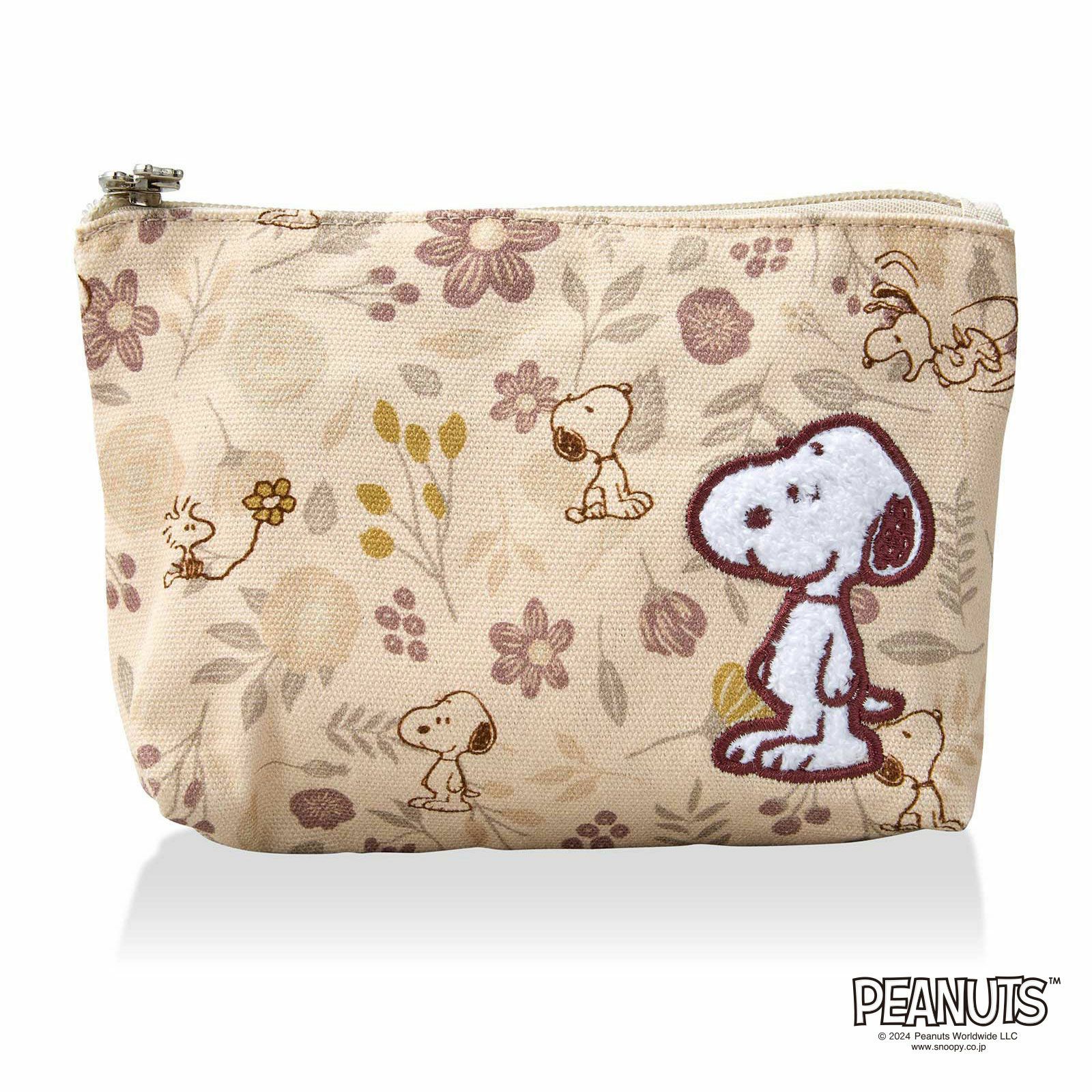 刺繍 帆布ポーチ スヌーピー 7100-M | シフレオンラインストア