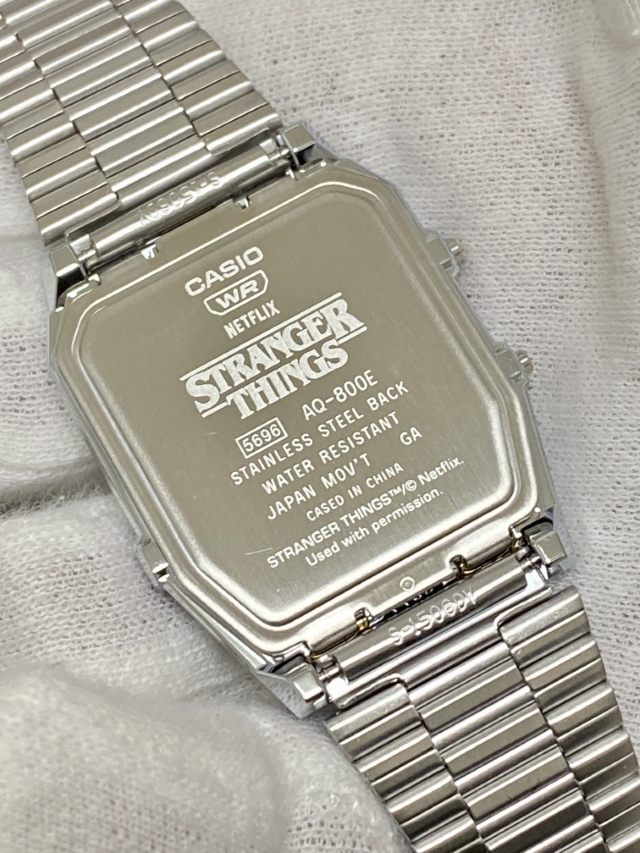 ストレンジャー・シングス【CASIO AQ-800EST-1AJR】スピン・オフ