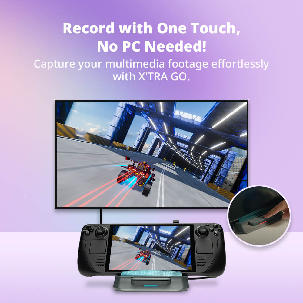 X'TRA GO GC515 Docking Station for Handfeld Consoles | AVerMedia