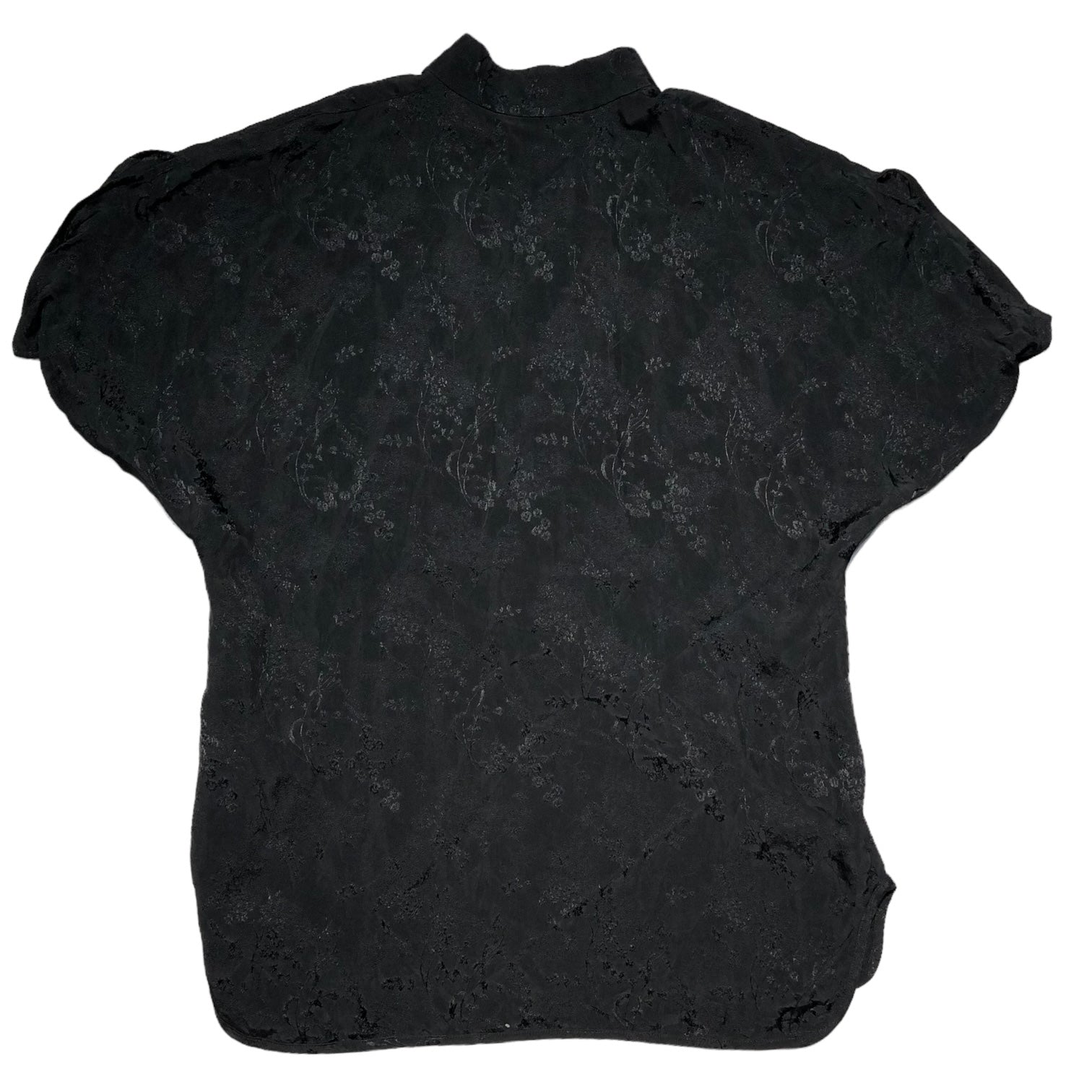 mame kurogouchi】百合刺繍ブラウス size1 BLACK 【公式通販】