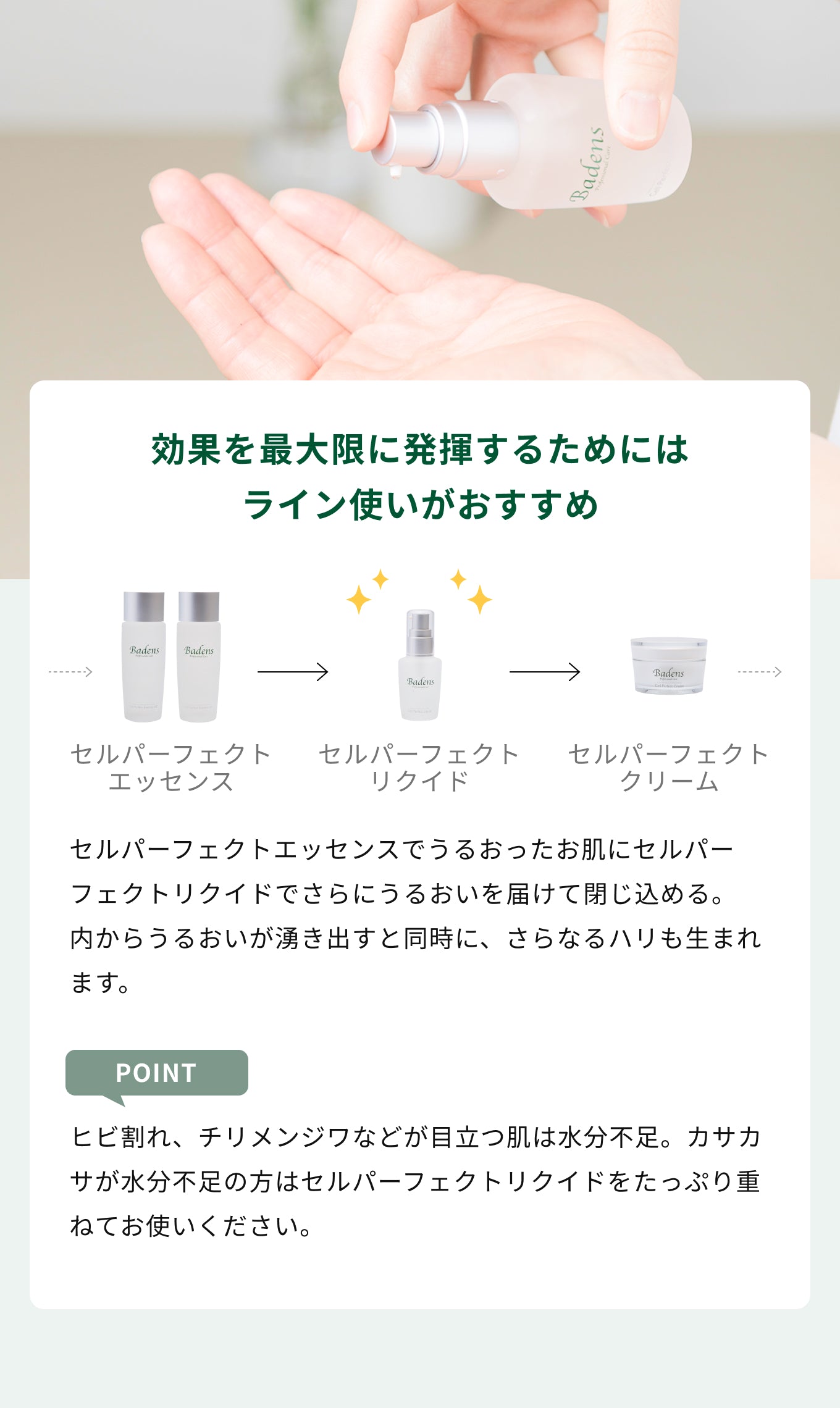 バーデンス セルパーフェクトリクイド 30ml – モアコスメティックス