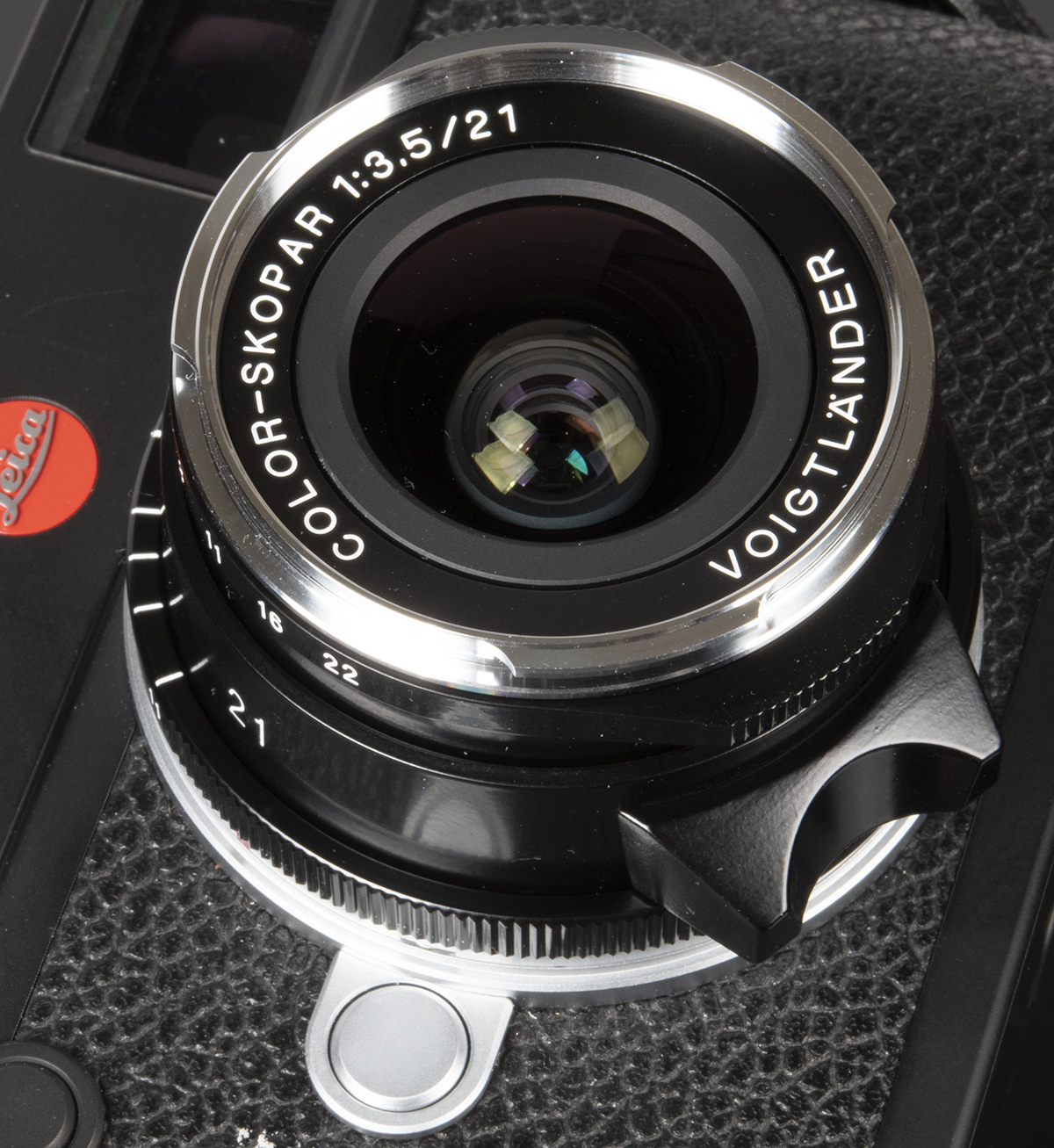 Voigtlander 21mm F/3.5 COLOR-SKOPAR Leica M Type II Black Paint