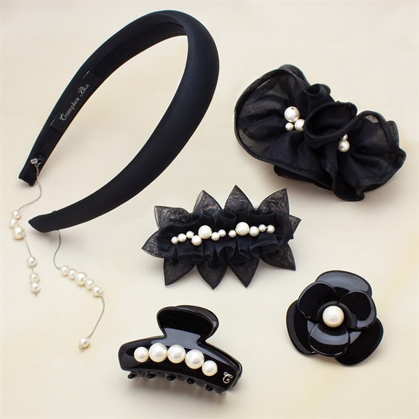 プレイシェルパール バナナクリップ(ブラック) | バナナクリップ