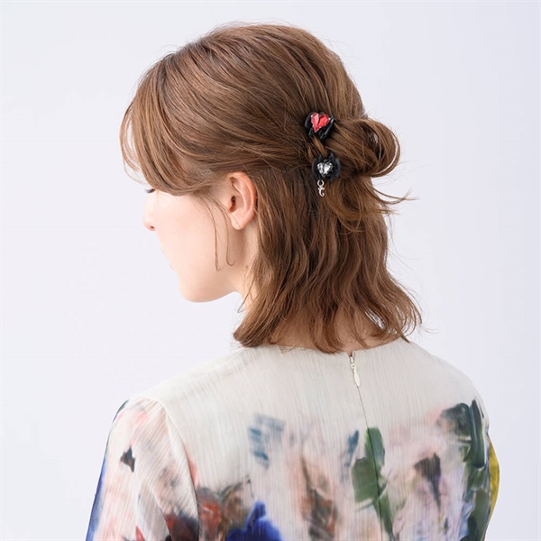 販路限定】ツインハート ホイップクリップ2個セット(レッド