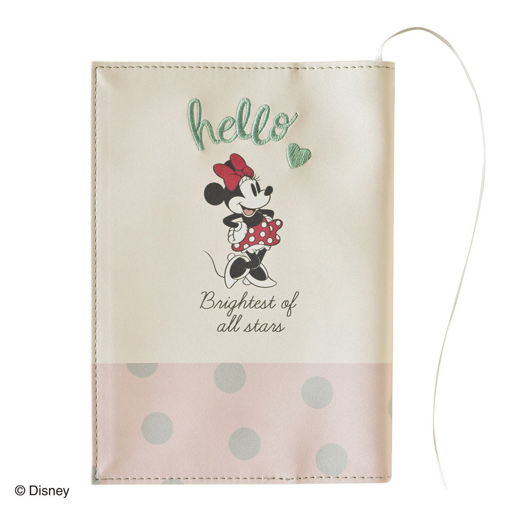 ディズニー ブックカバー ミニー N1705 | 2026年版手帳 | 手帳