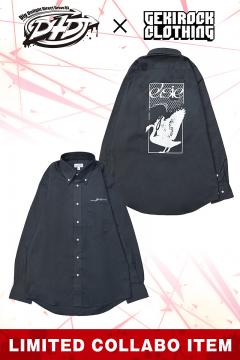 バンドリ!×ゲキクロ 第6弾】CIVARIZE×八潮瑠唯コラボ 限定 L/S シャツ