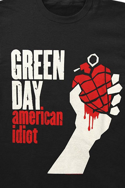 GREEN DAY American Idiot Black T-shirt / ロックファッション