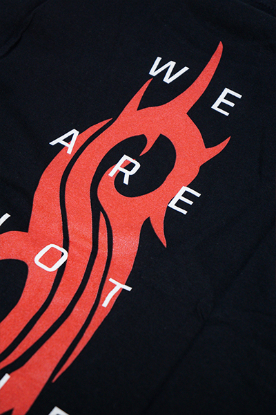 SLIPKNOT UNISEX TEE: WANYK LOGO (BACK PRINT) / ロックファッション