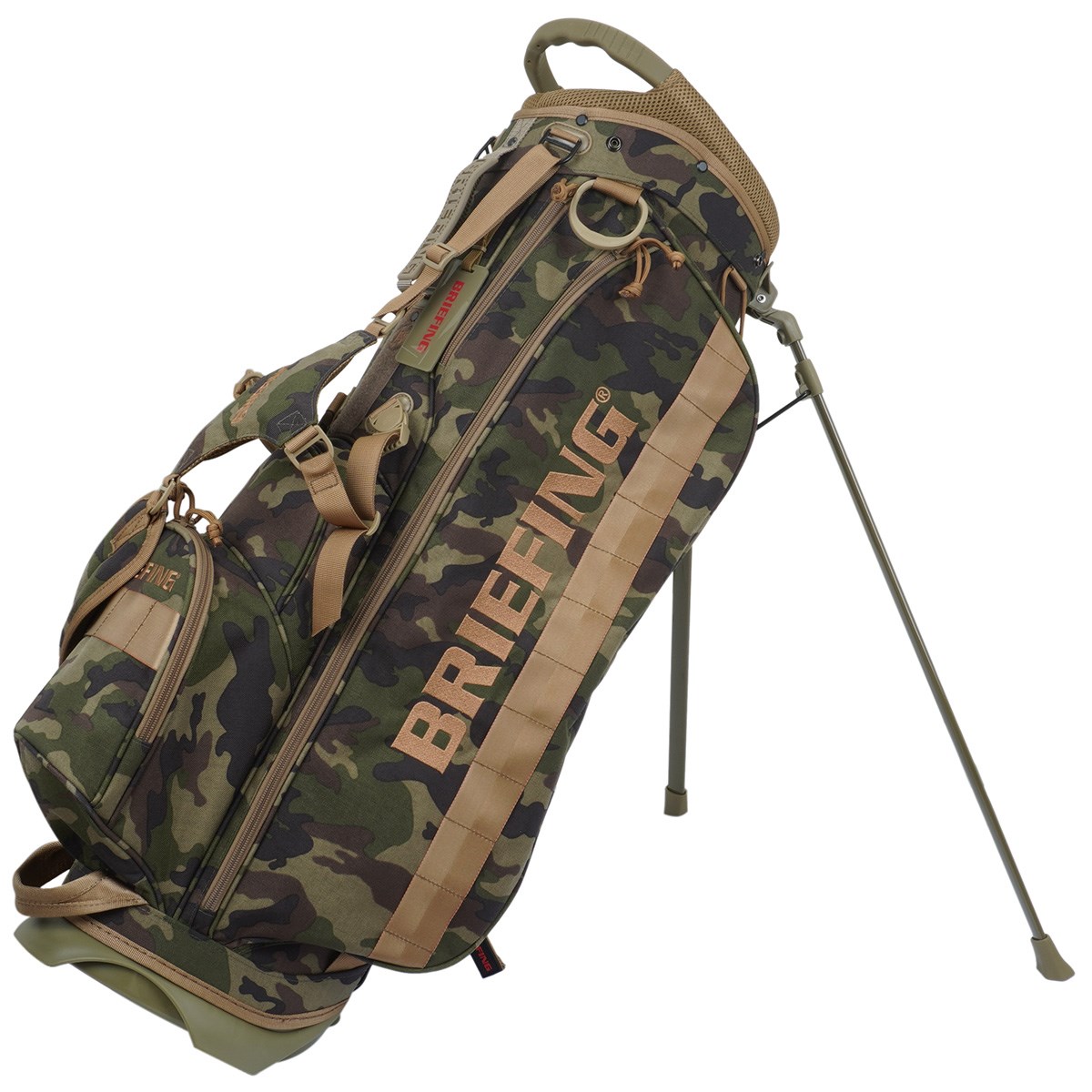 まる】BRIEFING カモフラージュ セルフスタンドバッグ BRIEFING 迷彩