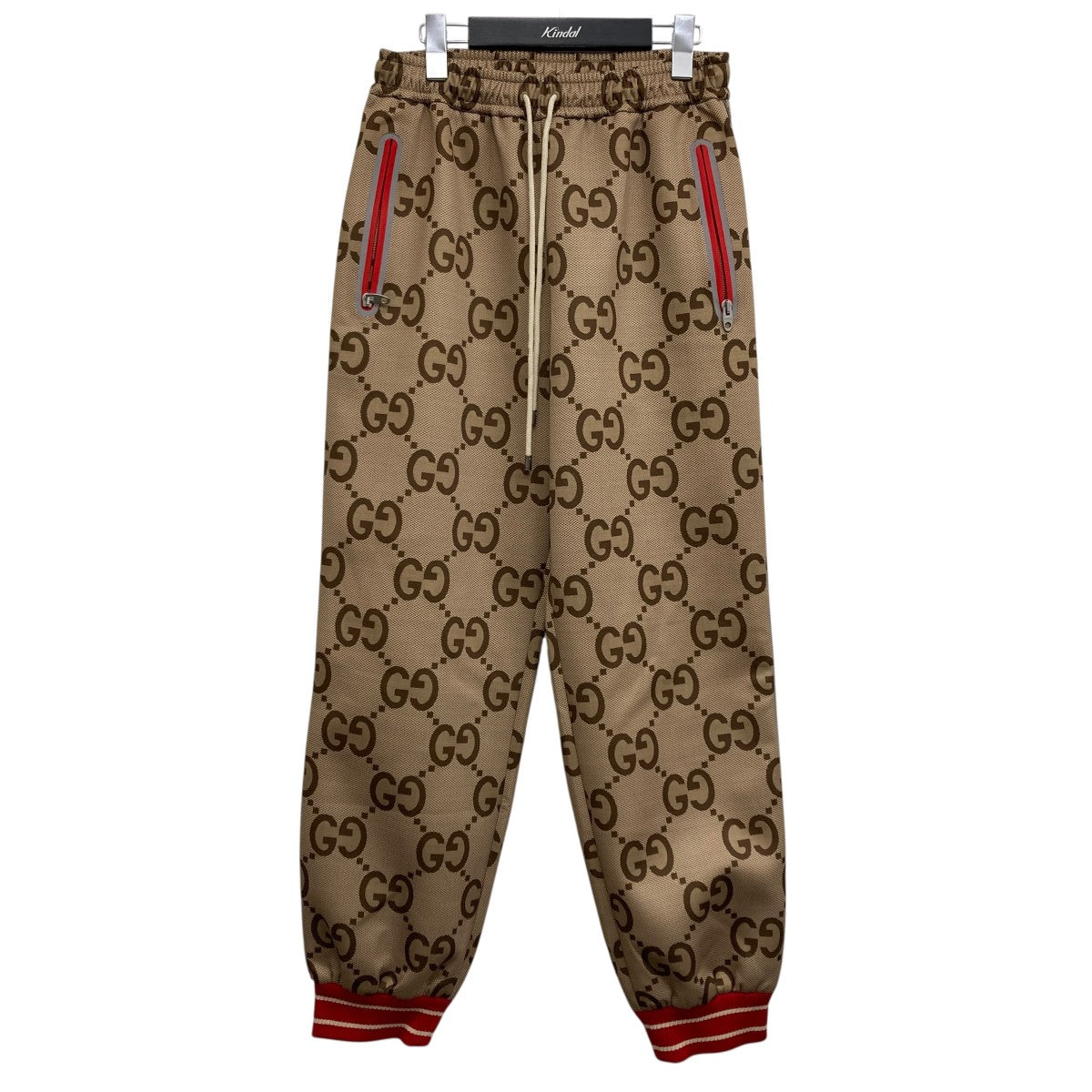 GUCCI(グッチ) ジャンボGG 100周年記念モノグラム柄トラックパンツ