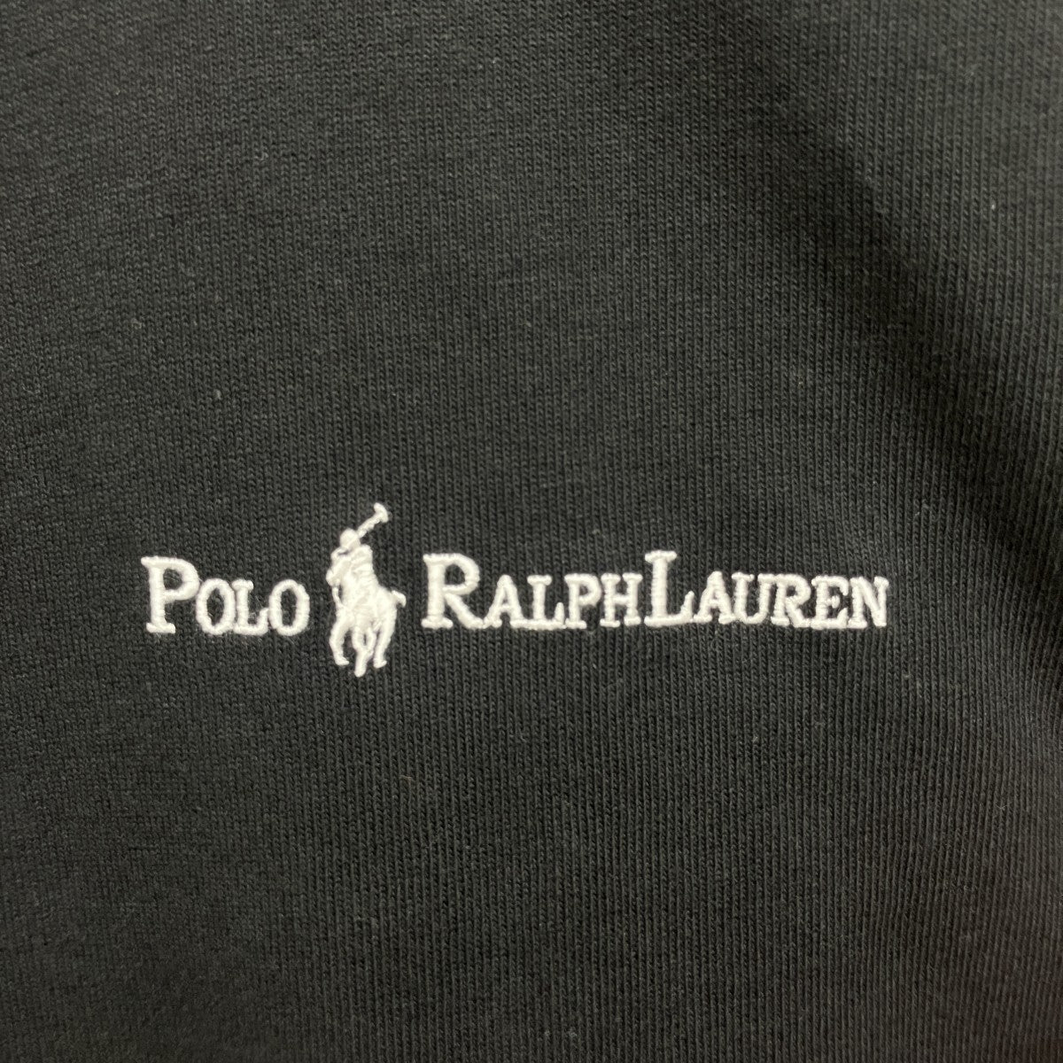 POLO RALPH LAUREN(ポロラルフローレン) ロゴ刺繍半袖Tシャツ ブラック