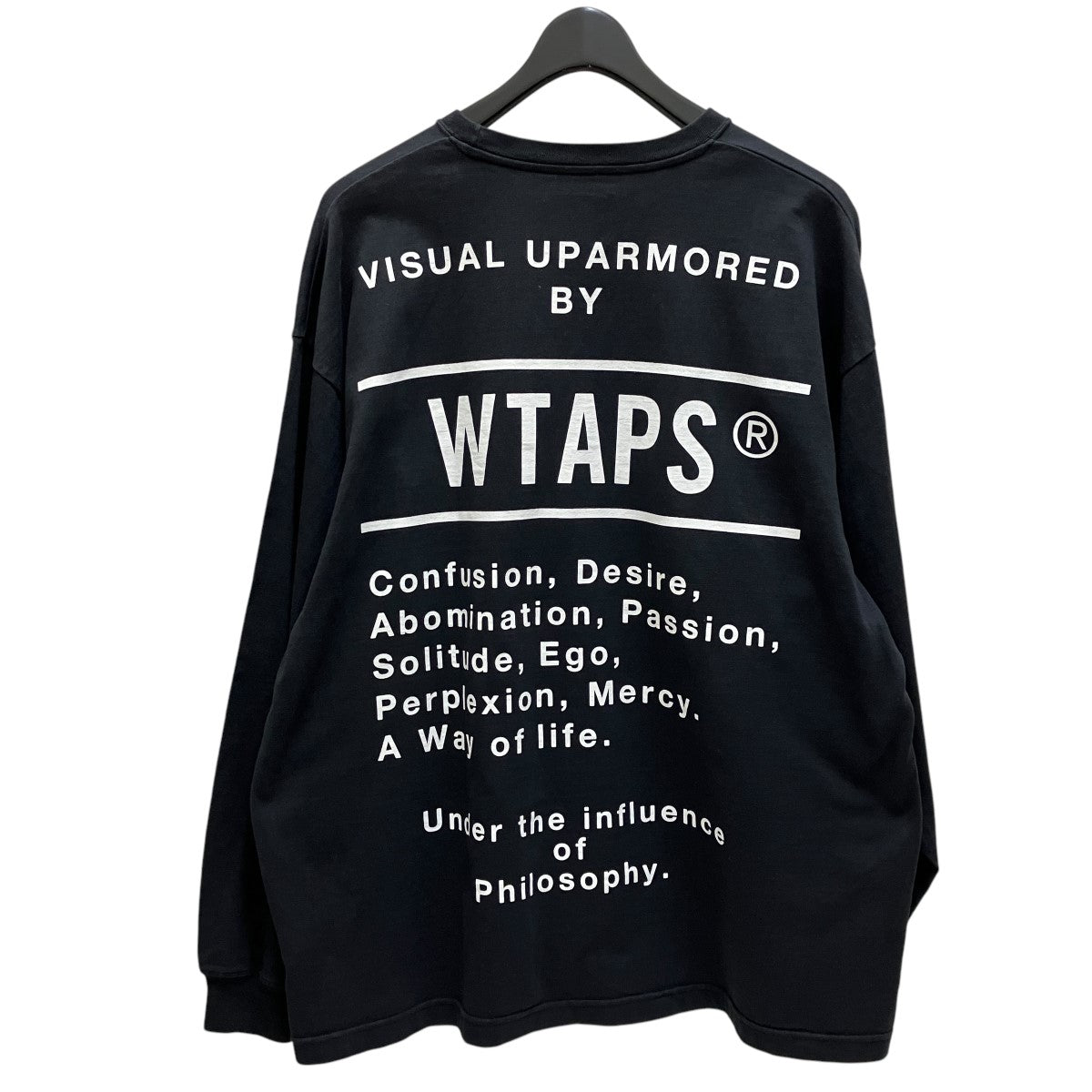 WTAPS(ダブルタップス) 23FWロングスリーブTシャツ ブラック サイズ 3