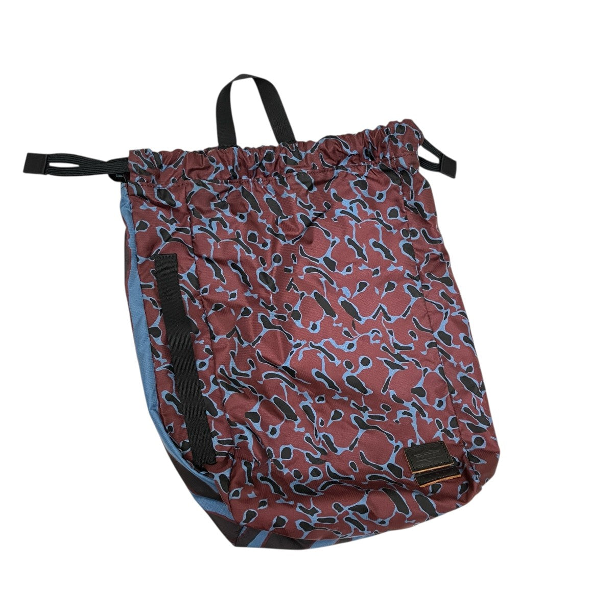 PORTER×MARNI 総柄巾着バッグ エンジ×ブルー｜【公式】カインドオル