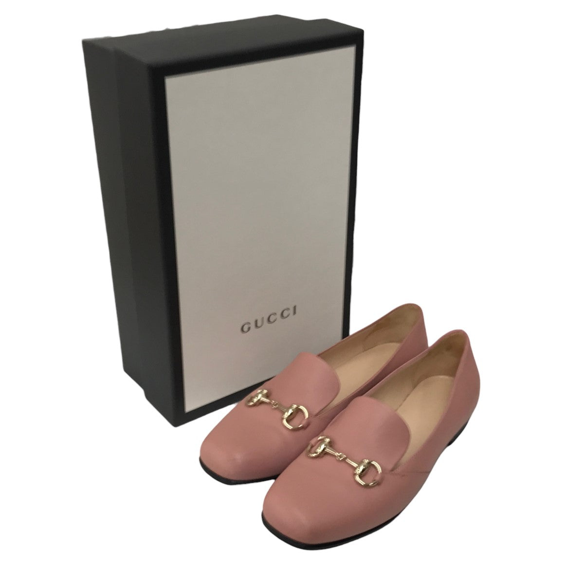 GUCCI(グッチ) ホースビット ローファー 466702 466702 ピンク サイズ