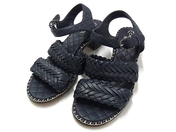 楽天市場】【新品】 シャネル サンダル チェーンモチーフ ココマーク