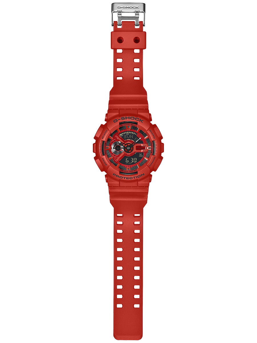 G-SHOCK アイコニック スタイルズ レッド ブラックアクセント GA