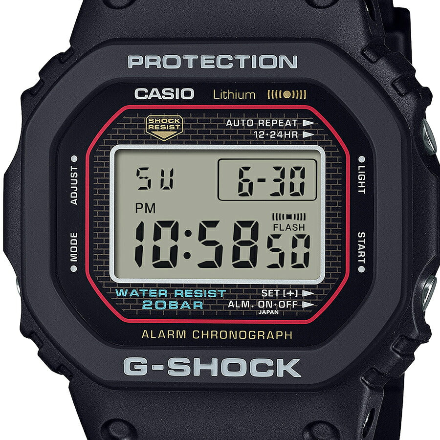 G-SHOCK 初代 復刻モデル DW-5000R-1AJF メンズ 電池式 デジタル