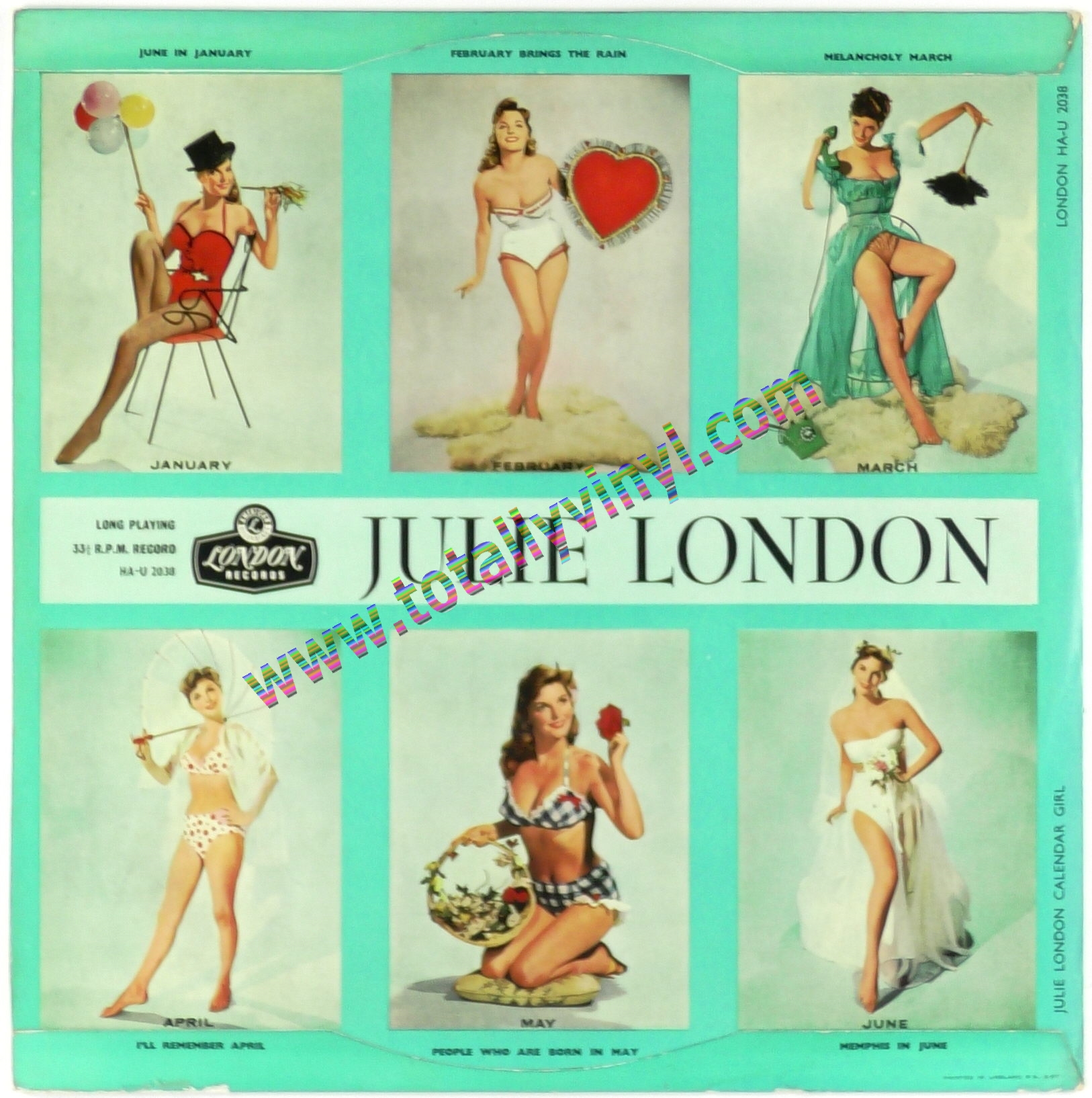Totally Vinyl Records || London, Julie - Calendar girl LP